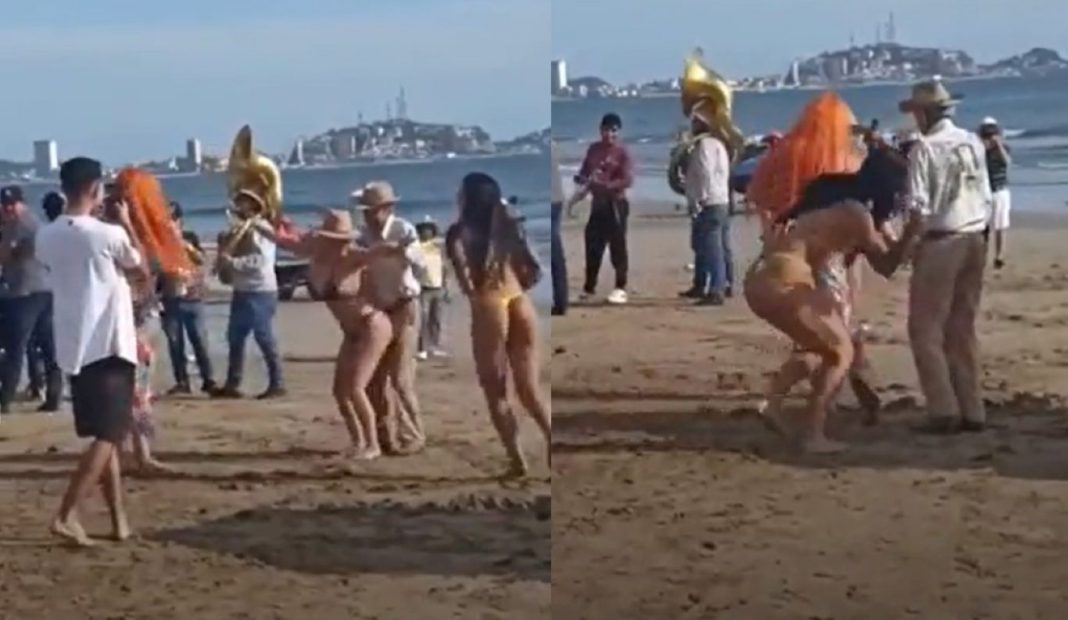 un-anciano-bailo-junto-a-un-grupo-de-chicas-en-la-playa-y-escandalizo-a-todos