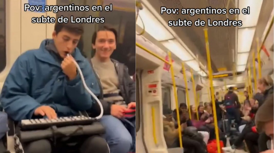 un-grupo-de-argentinos-canto-muchachos-en-pleno-subte-de-londres:-“que-gente-hermosa-somos”